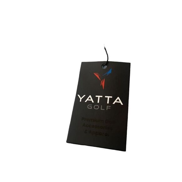 New Yatta Mens Multicolor Geometric Two Button Placket Golf Polo Shirt Size L - Picture 9 of 16